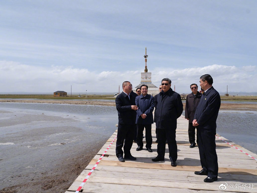 Xi Jinping nel Qinghai per visita d'ispezione nella prefettura autonoma tibetana di Haibei