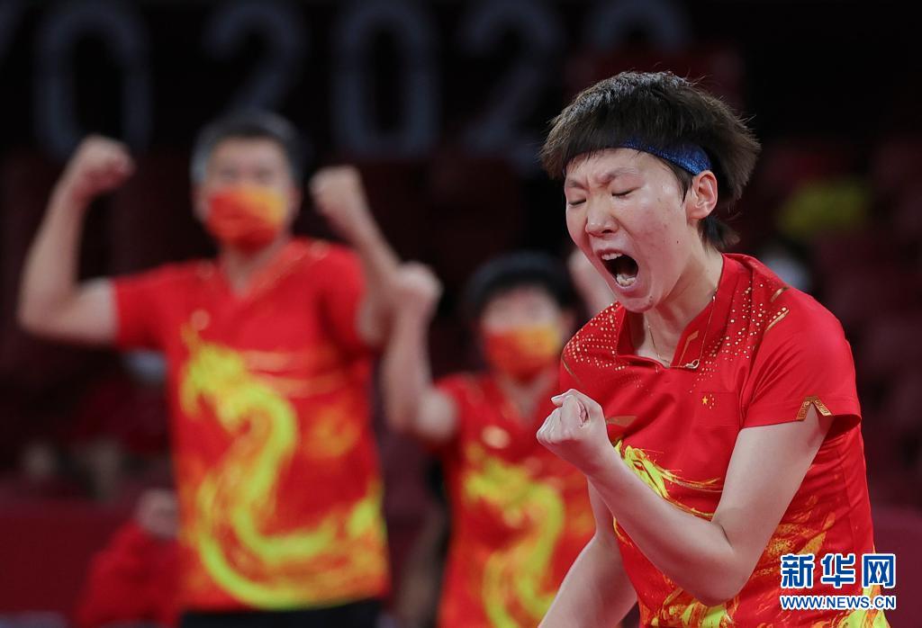 Olimpiade Tokyo: sale sul gradino più alto del podio la squadra femminile cinese di tennis tavolo