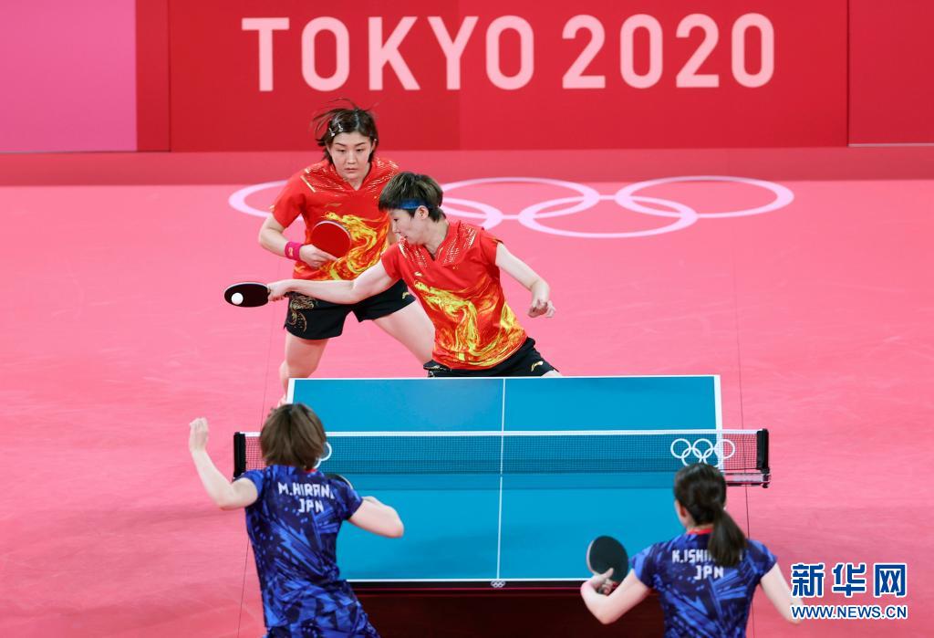 Olimpiade Tokyo: sale sul gradino più alto del podio la squadra femminile cinese di tennis tavolo