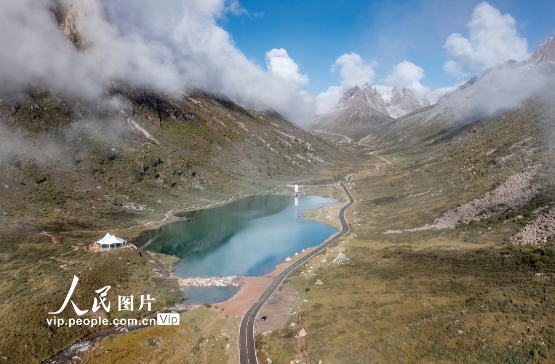 Sichuan: spettacolare panorama del Lianbaoyeze