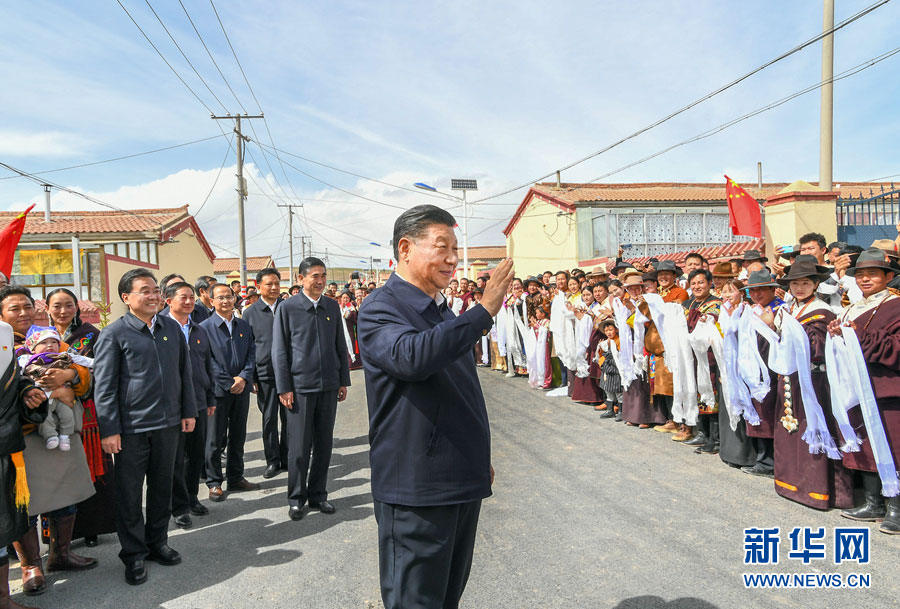 Xi Jinping nel Qinghai per visita d'ispezione nella prefettura autonoma tibetana di Haibei