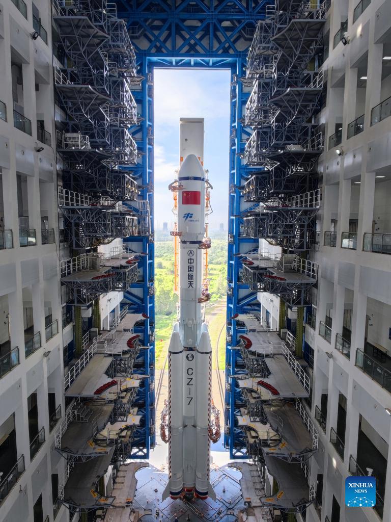 Cina: preparativi per il lancio della navicella cargo Tianzhou-3 	