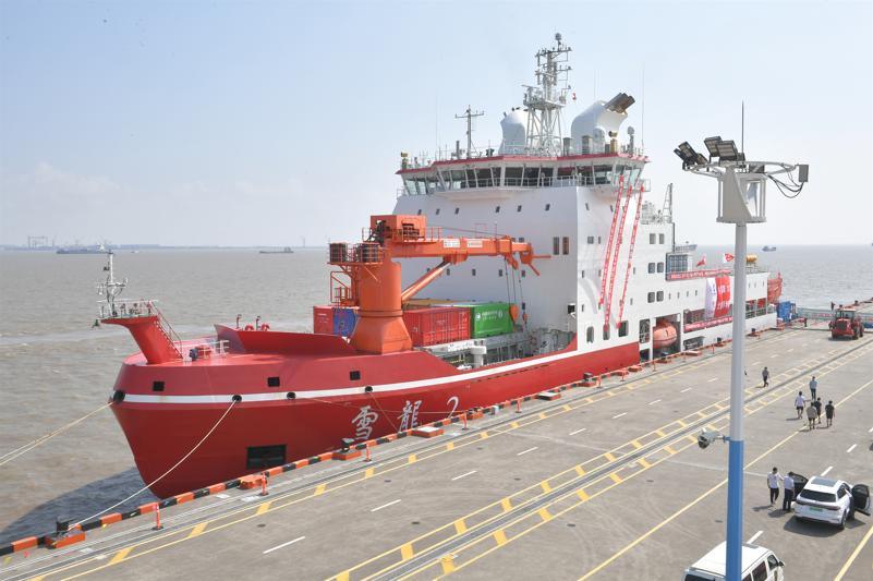 Cina, la nave di ricerca antartica 