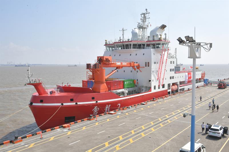 Cina, la nave di ricerca antartica 
