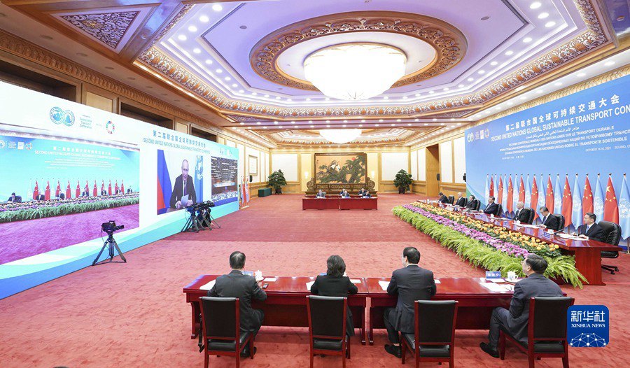 Le parole di Xi Jinping alla cerimonia di apertura della seconda conferenza ONU sui trasporti sostenibili