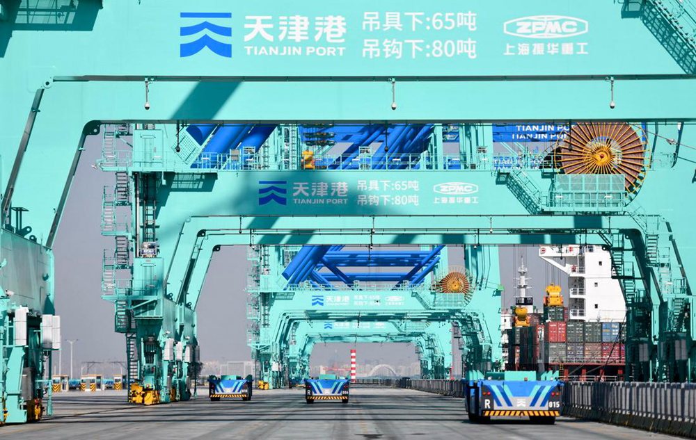 Il molo a zero emissioni di carbonio inizia le operazioni a Tianjin
