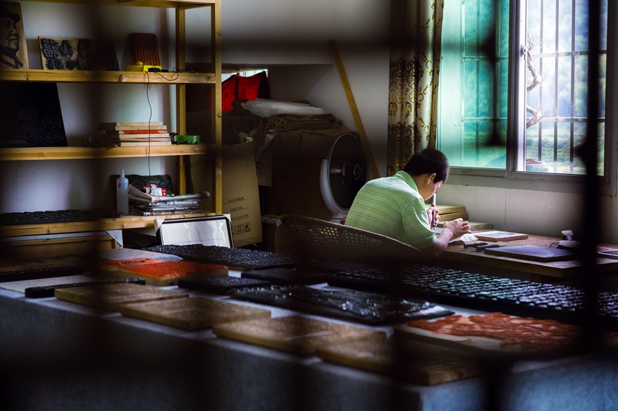 Cittadina del Fujian mantiene viva la stampa xilografica 