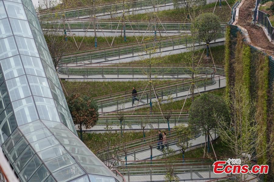 Chongqing: sentiero pedonale assomiglia a 