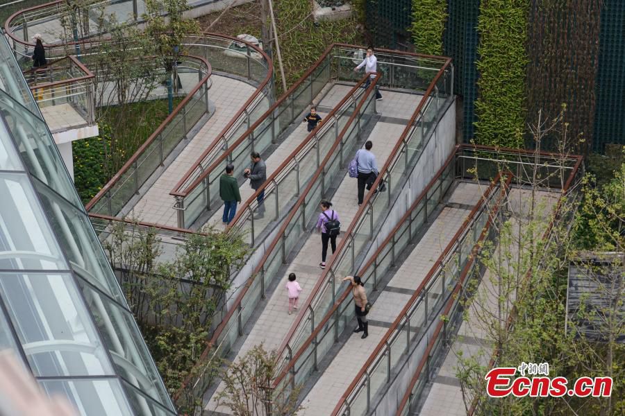 Chongqing: sentiero pedonale assomiglia a 