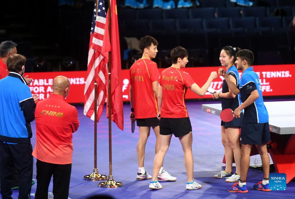 Diplomazia del ping pong: allenamento congiunto Cina-USA