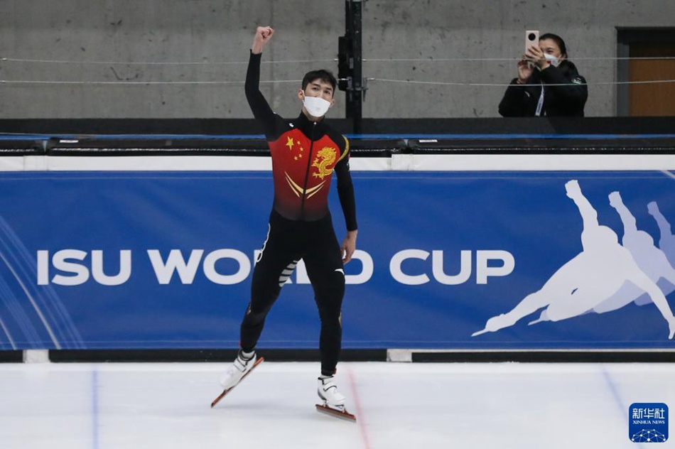 Coppa del mondo di Short Track a Dordrecht: Wu Dajing vince il titolo per i 500m uomini