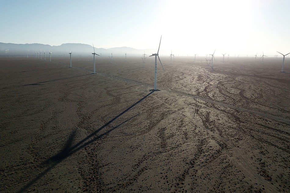 Gansu: progetti di nuova energia rendono verde il deserto del Gobi