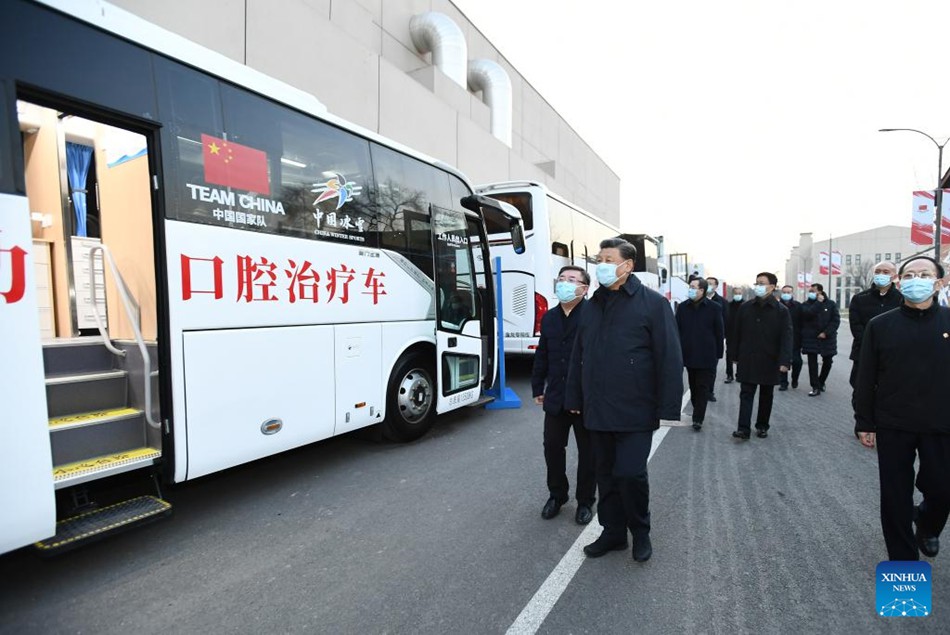 Xi Jinping ispeziona i preparativi per Beijing 2022
