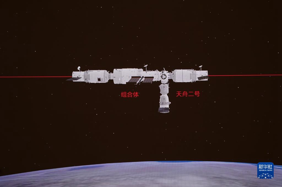 Shenzhou N.13: test con sucesso di rendezvous e attracco con funzionamento manuale