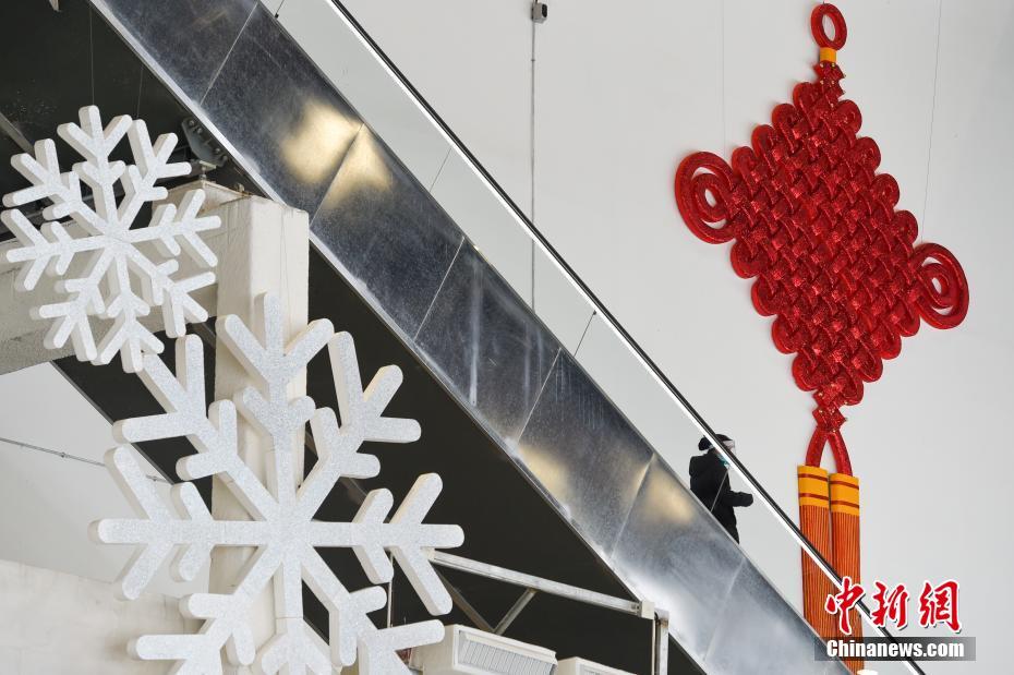 L'atmosfera del Capodanno cinese nelle sedi di Olimpiadi Invernali di Beijing