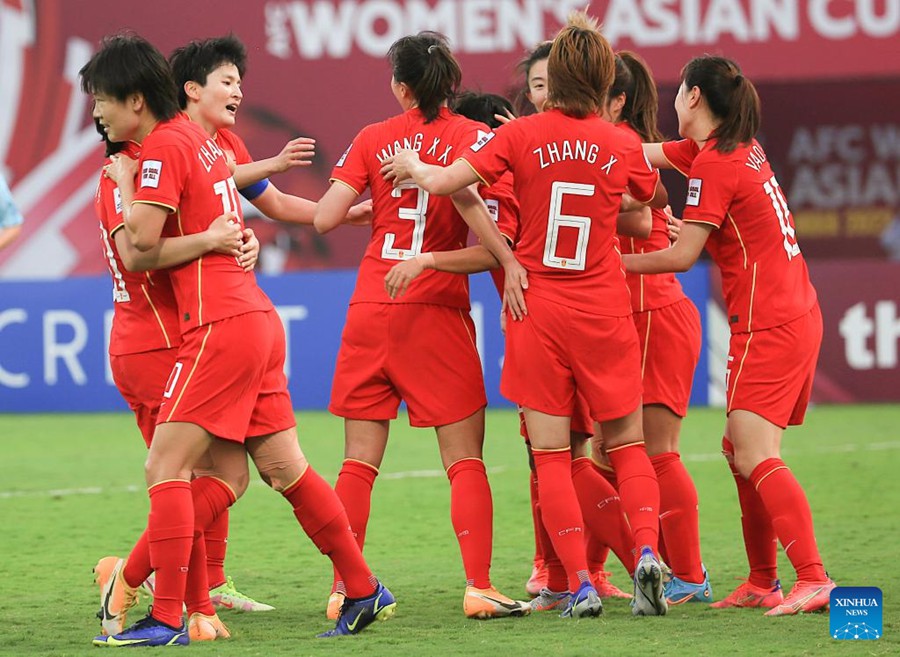 Nazionale di calcio femminile della Cina conquista la Coppa d'Asia 2022
