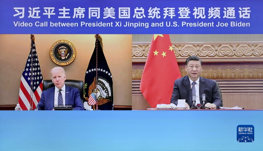 Video conferenza fra Xi Jinping e Joe Biden
