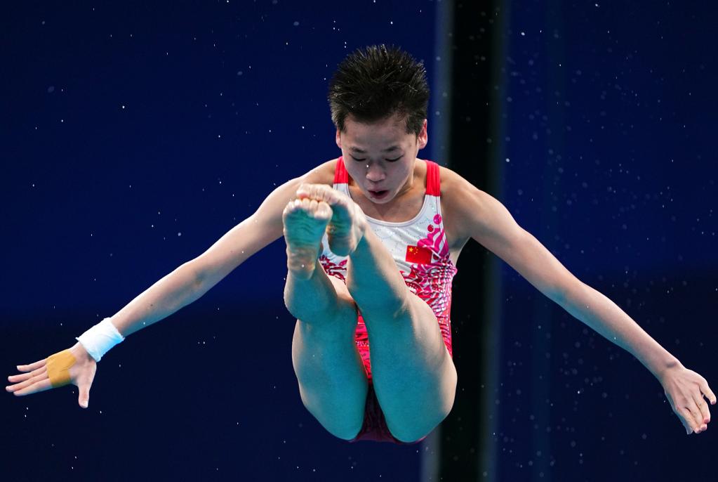 La campionessa olimpica Quan guida la squadra cinese di tuffi per la prova del Campionato Mondiale
