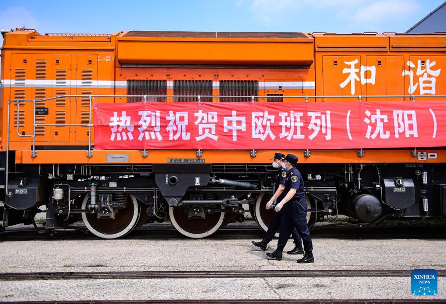 La stazione ferroviaria di Shenyang East vede il 100° treno merci Cina-Europa