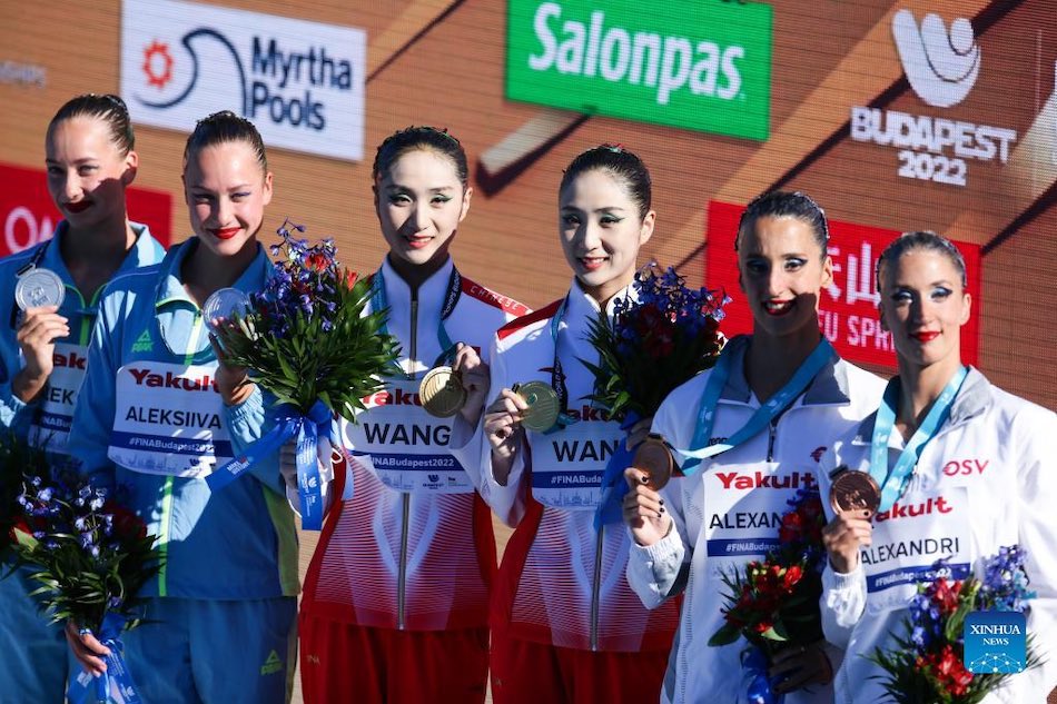 Campionati mondiali FINA, la Cina rivendica il terzo oro nel nuoto artistico