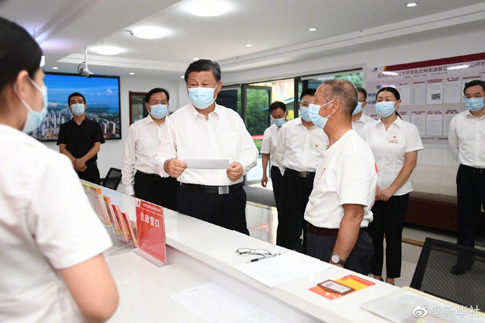 Xi Jinping in viaggio di ispezione nello Hubei: 