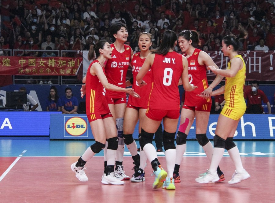 La Cina batte la Corea del Sud per la sua terza vittoria consecutiva nella Lega delle nazioni di pallavolo femminile