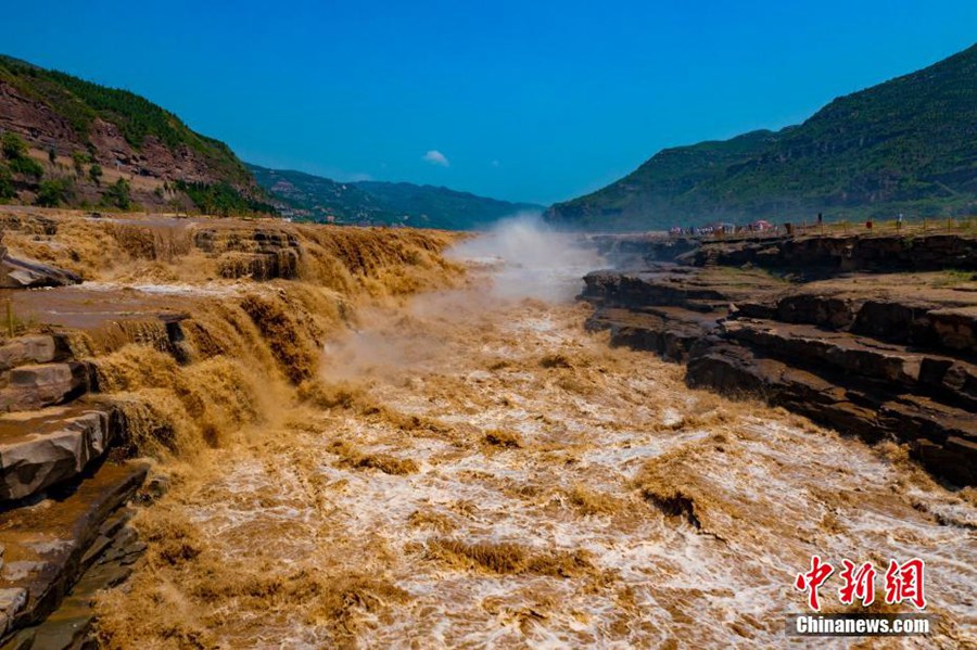 Arriva la stagione ottima per osservazione della cascata Hukou sul fiume Giallo