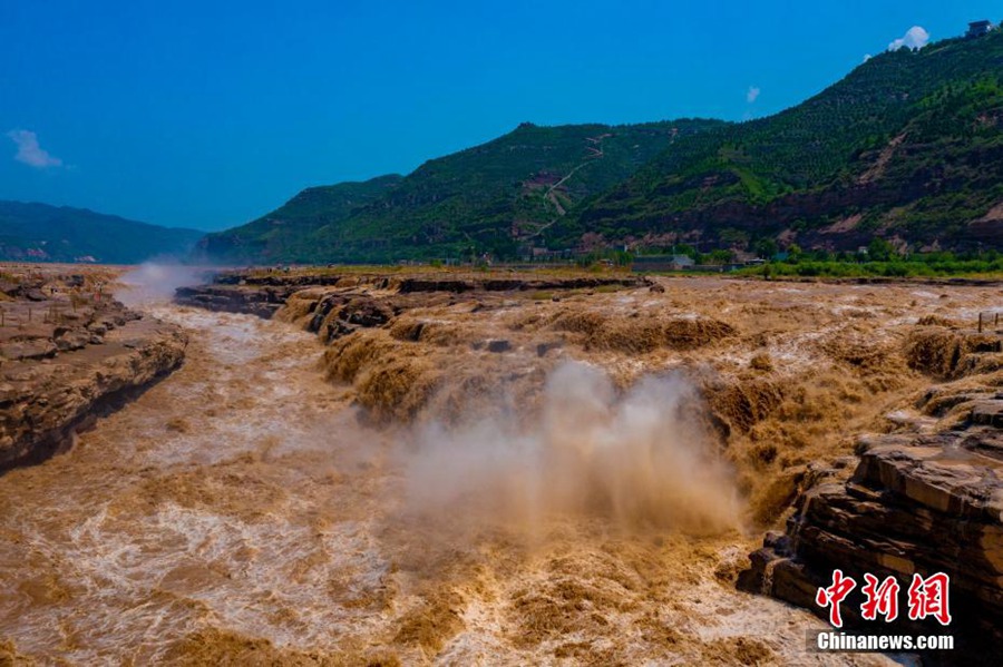 Arriva la stagione ottima per osservazione della cascata Hukou sul fiume Giallo