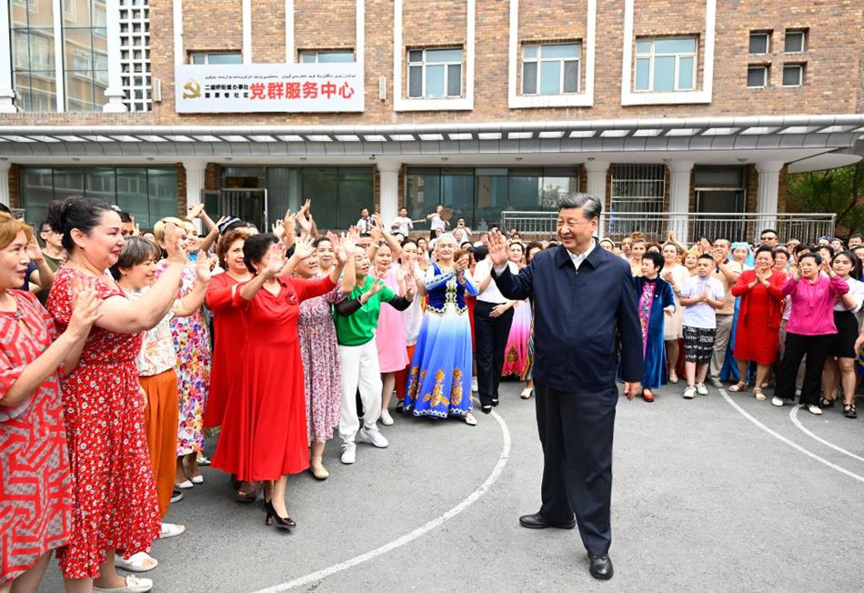 Xi Jinping in visita a Urumqi, Xinjiang