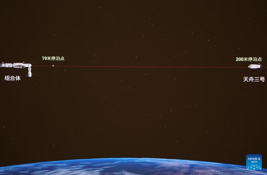 Cina: modulo cargo di rifornimento Tianzhou-3 si separa dalla combinazione della stazione spaziale
