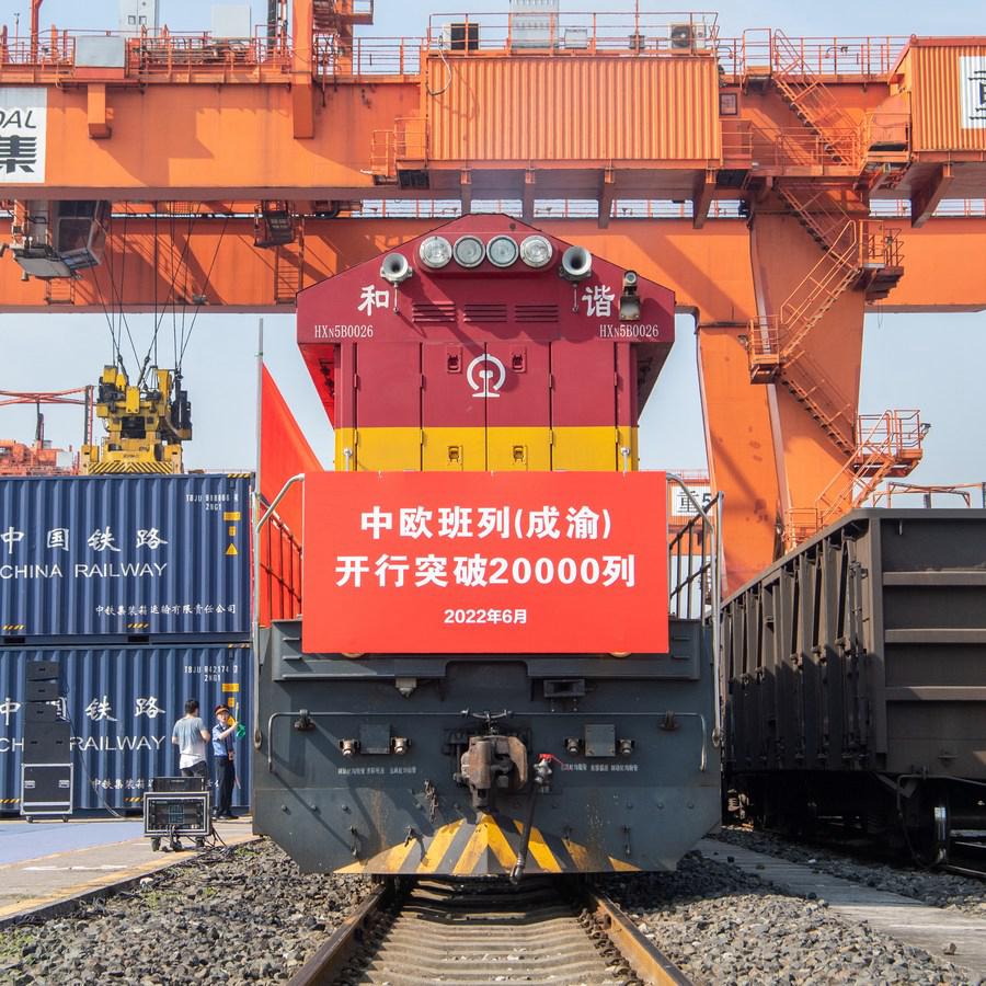 I servizi di treni merci Cina-Europa registrano un forte aumento a luglio