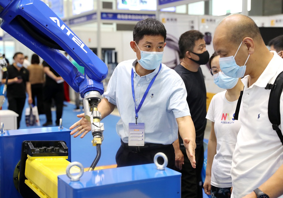 Qingdao: in corso l'Asia Pacific International Intelligent Equipment Expo 2022