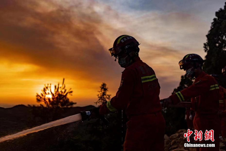 Chongqing: non c'è focolaio attivo sulla linea settentrionale dell'incendio boschivo