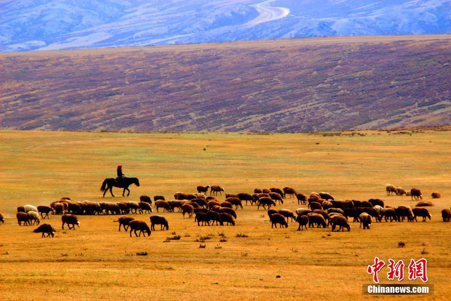 Xinjiang: le montagne tinte dai colori autunnali