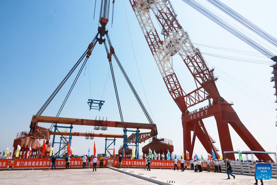 Fujian: completata la costruzione del ponte Xiang'an di 12 chilometri