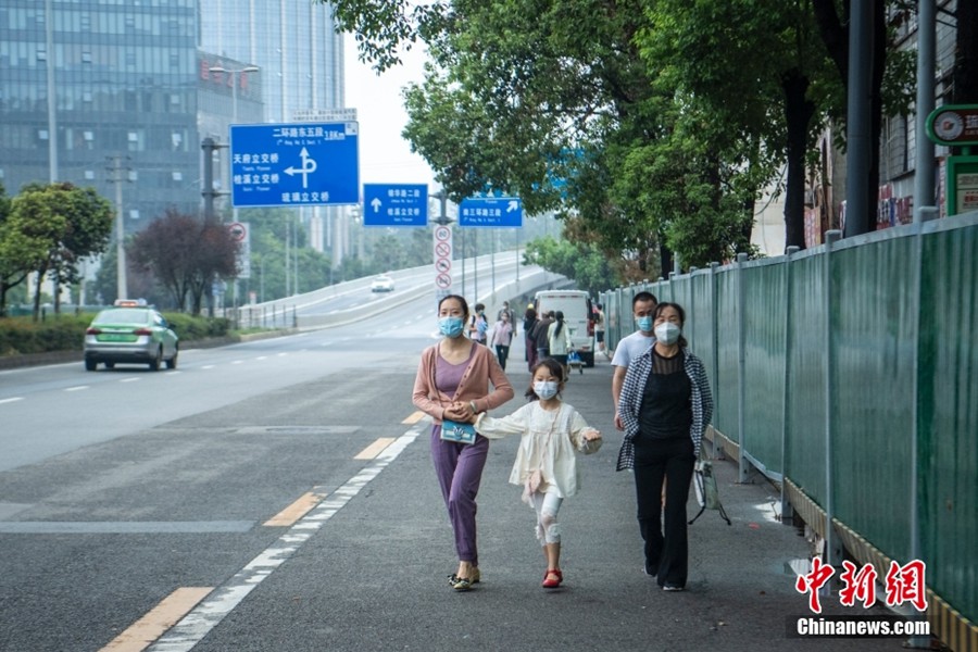 Chengdu: alcune aree tornano gradualmente alla normalità