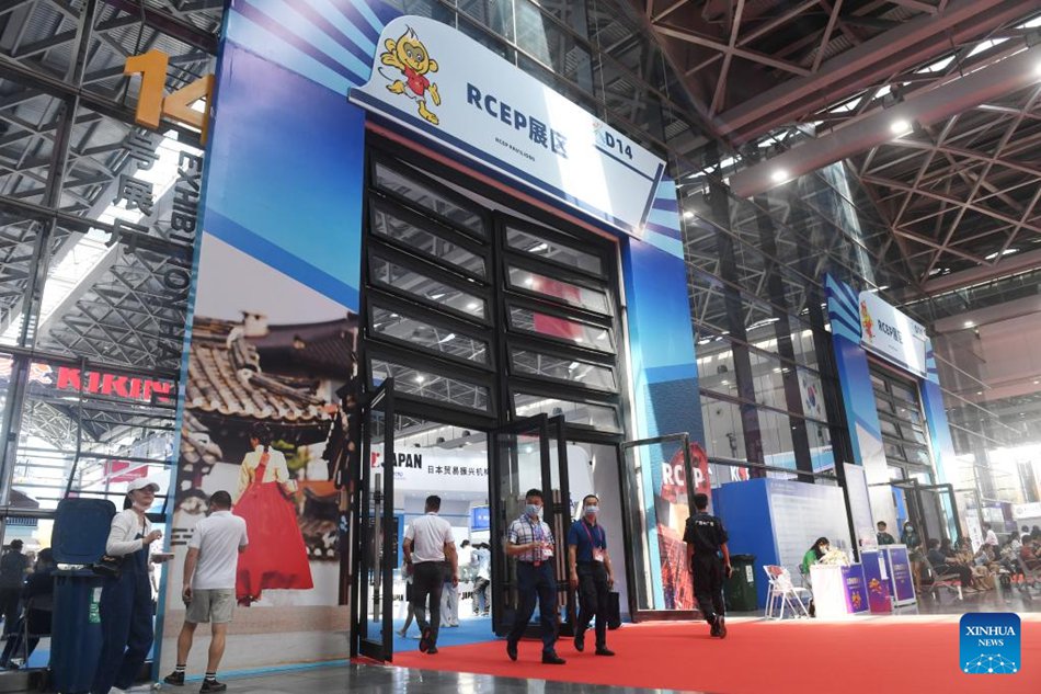 I padiglioni del RCEP alla 19a Expo Cina-ASEAN