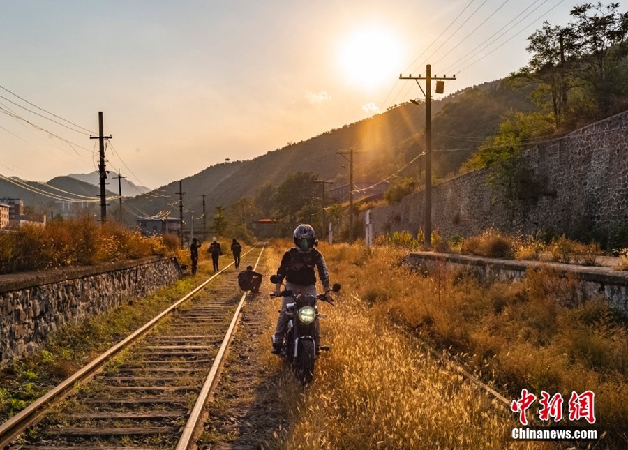 Beijing: la Stazione ferroviaria di Datai diventata un'attrazione turistica durante la festa nazionale cinese