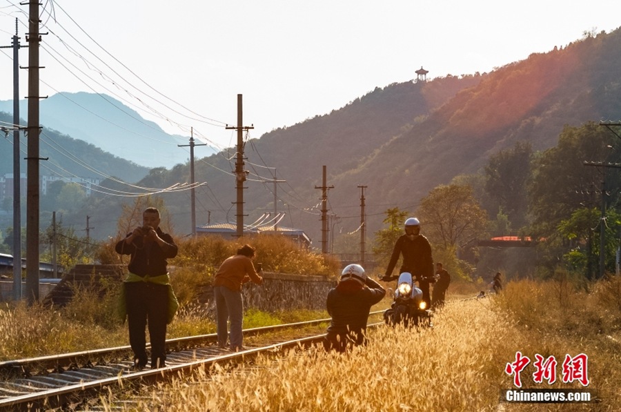 Beijing: la Stazione ferroviaria di Datai diventata un'attrazione turistica durante la festa nazionale cinese