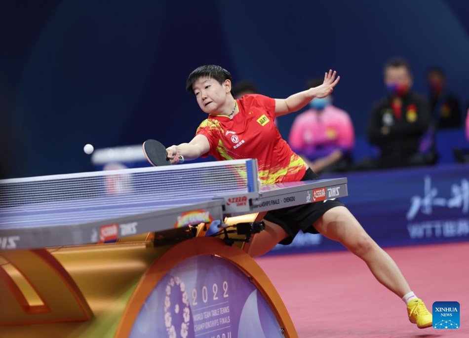 La Cina rivendica il 5° titolo femminile consecutivo ai mondiali a squadre di ping pong