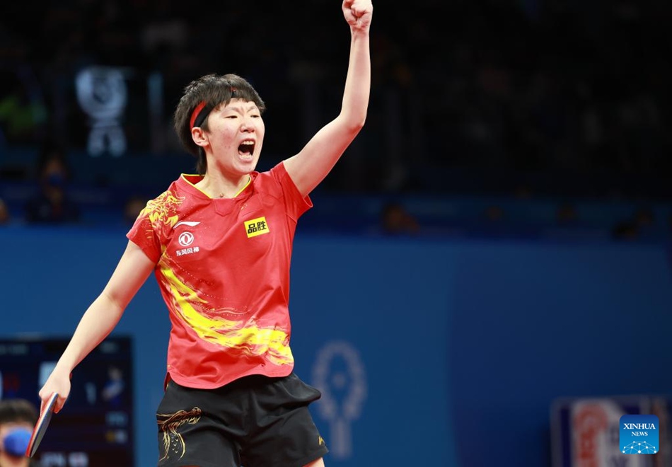 La Cina rivendica il 5° titolo femminile consecutivo ai mondiali a squadre di ping pong