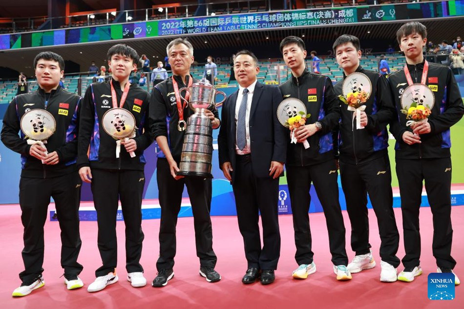 Cina incoronata per la decima volta consecutiva ai Mondiali di ping pong a squadre maschile