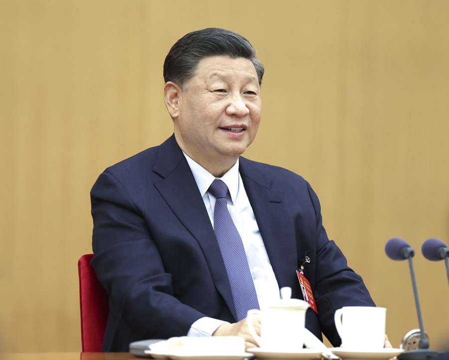 XX Congresso Nazionale del PCC, Xi Jinping partecipa alla discussione della delegazione del Guangxi
