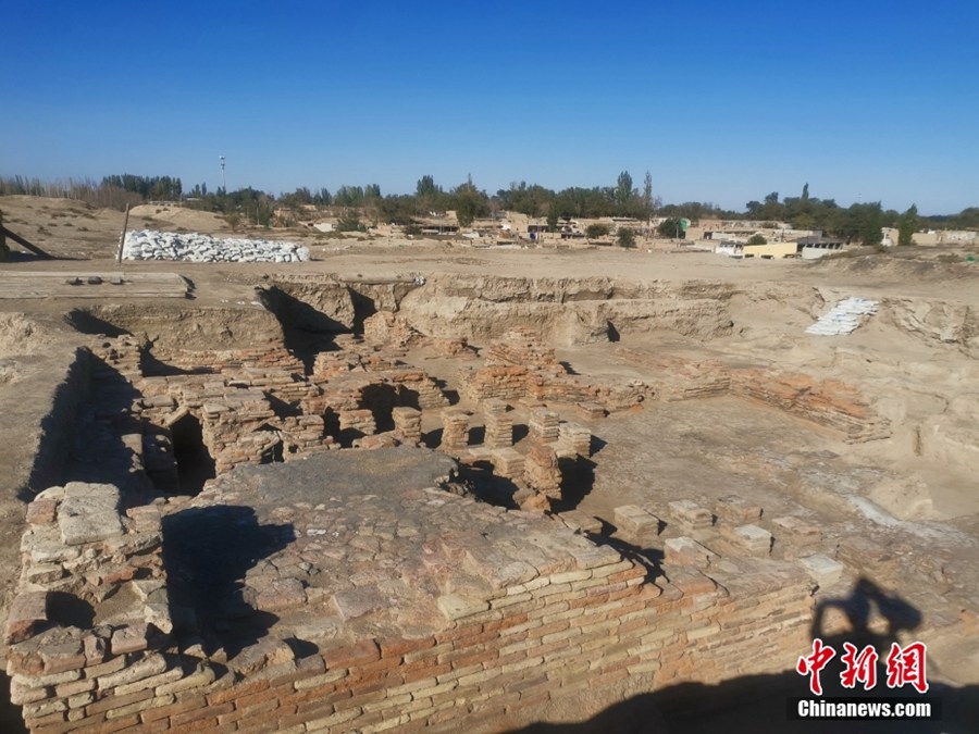 Xinjiang: un gran numero di reperti rinvenuti nell'antica città di Dungu