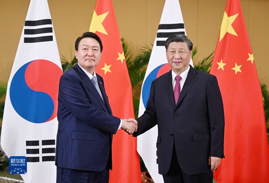 Bali: Xi Jinping incontra il presidente della Corea del Sud Yoon Suk-yeol