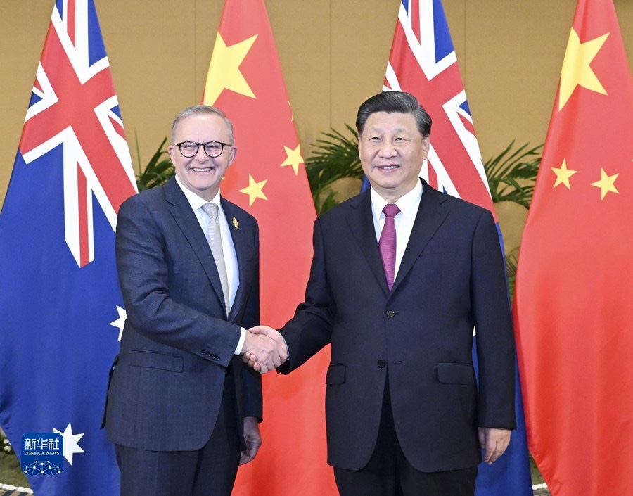 Bali: Xi Jinping incontra Anthony Albanese, primo ministro dell'Australia