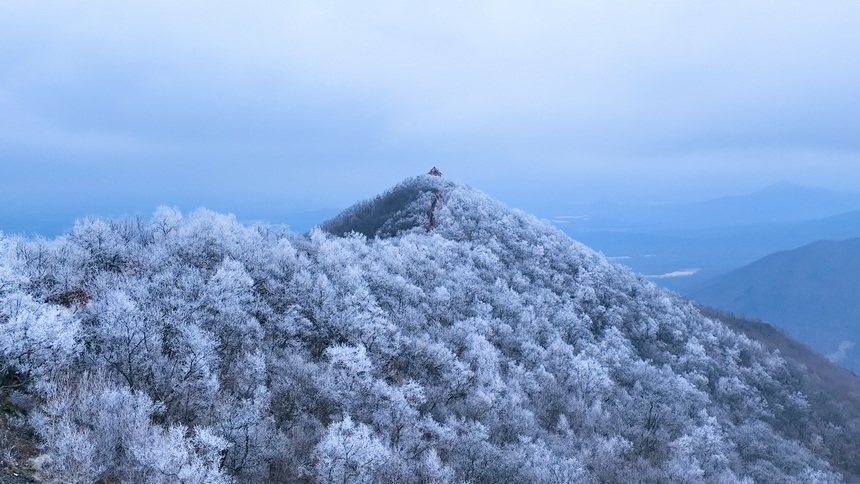 Heilongjiang: il paesaggio innevato del monte Dadingzi