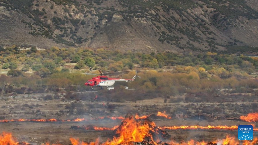 Il Tibet istituisce la prima squadra di soccorso aereo di emergenza