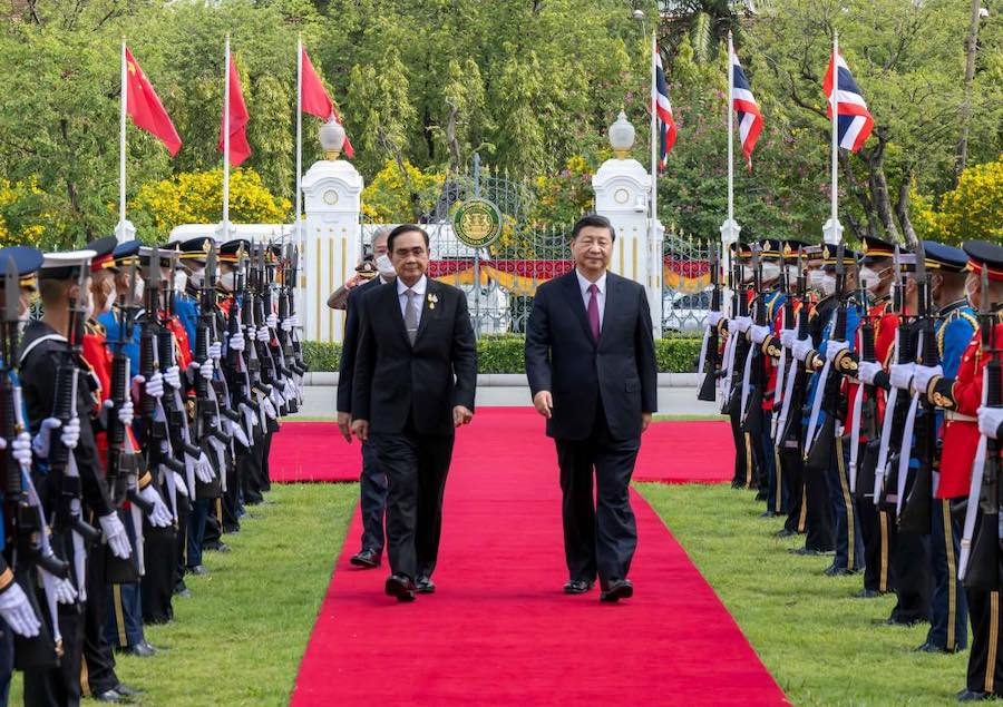 Thailandia, Xi Jinping incontra Prayuth Chan-ocha