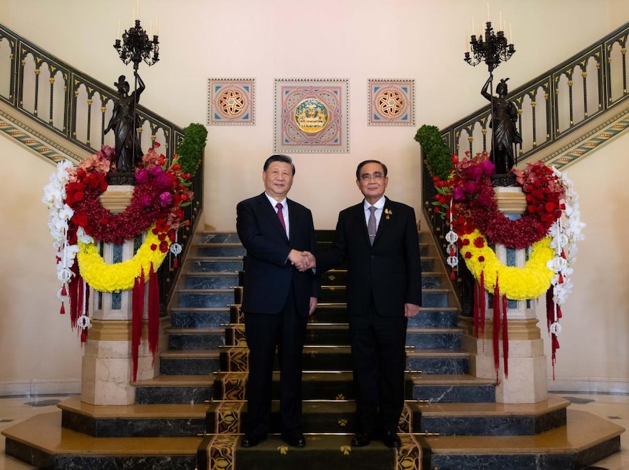 Thailandia, Xi Jinping incontra Prayuth Chan-ocha